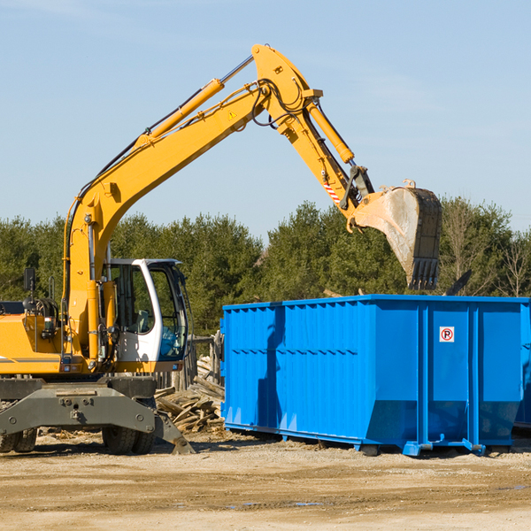 can i choose the location where the residential dumpster will be placed in Sparks Glencoe Maryland